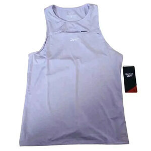 Reebok Womens ACTIVCHILL Athletic Tank Top Active Racerback Purple Small
